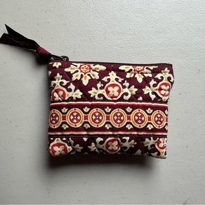 Vera Bradley coin purse in retired MEDALLION print (Fall 2006)
